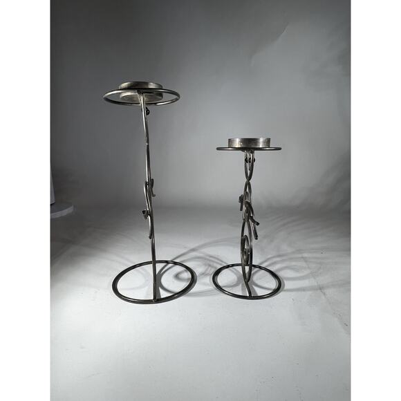 Vintage Christmas Snowman Set Of 2 International Silver Company Tea light Holder - Picture 4 of 15